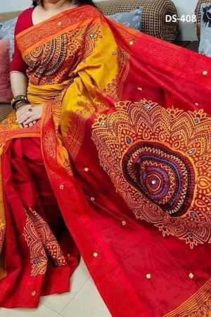 ধুপিয়ান সিল্ক শাড়ি dhupian silk saree