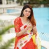Silk Saree with bp  TS-7001 - Image 3